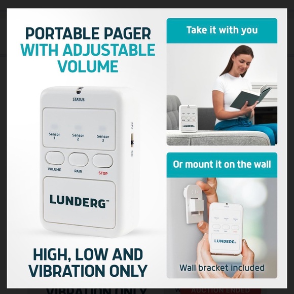 New Early-Alert Bed Alarm System with Wireless Sensor Pad - Picture 5 of 9